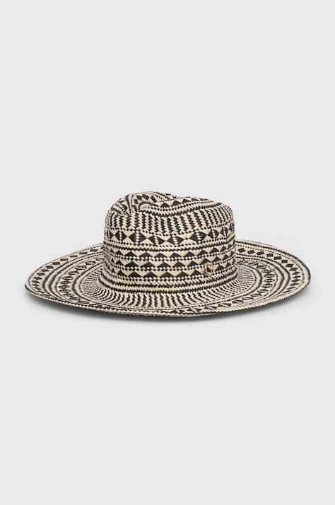 Guess kapelusz FEDORA kolor brązowy AW9495 COT01