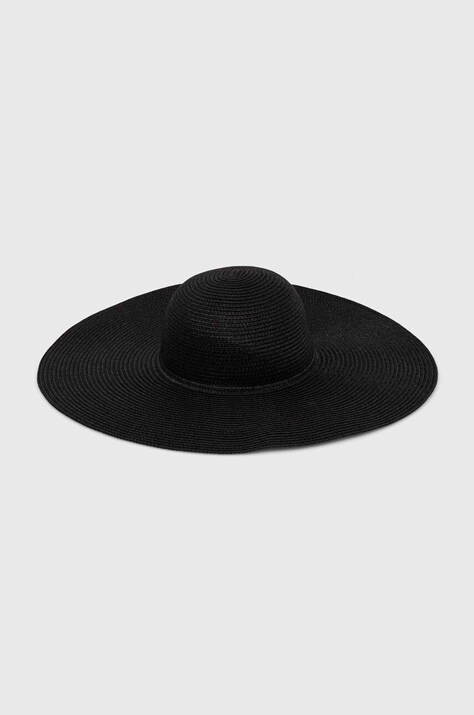 Guess kapelusz FEDORA kolor czarny AW9499 COT01