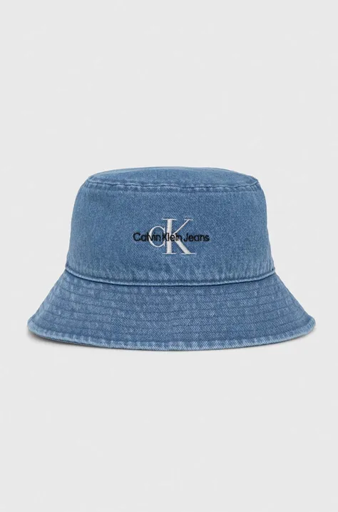 Джинсовий капелюх Calvin Klein Jeans з бавовни