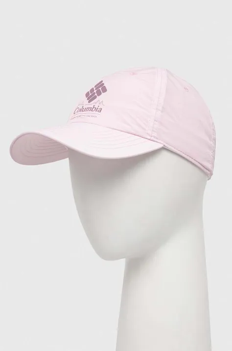 Columbia șapcă Spring Canyon culoarea roz, cu imprimeu 2035201