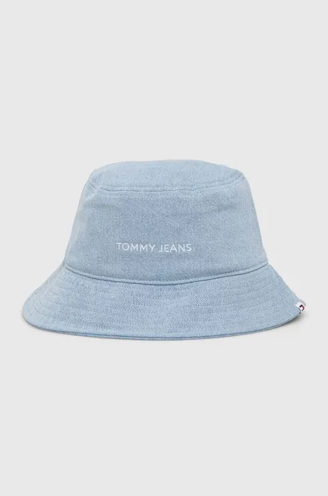 Джинсовий капелюх Tommy Jeans з бавовни