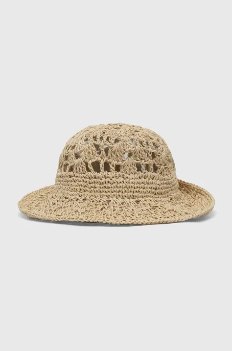Καπέλο Hollister Co. χρώμα: μπεζ