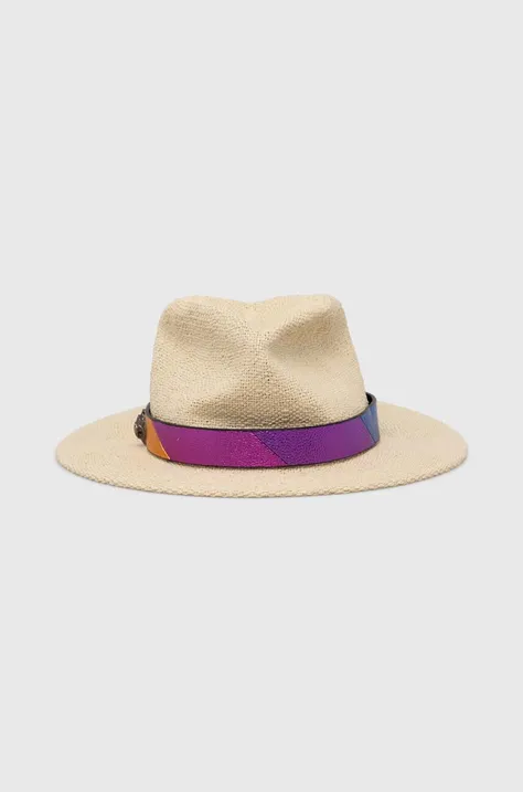 Шляпа Kurt Geiger London цвет бежевый