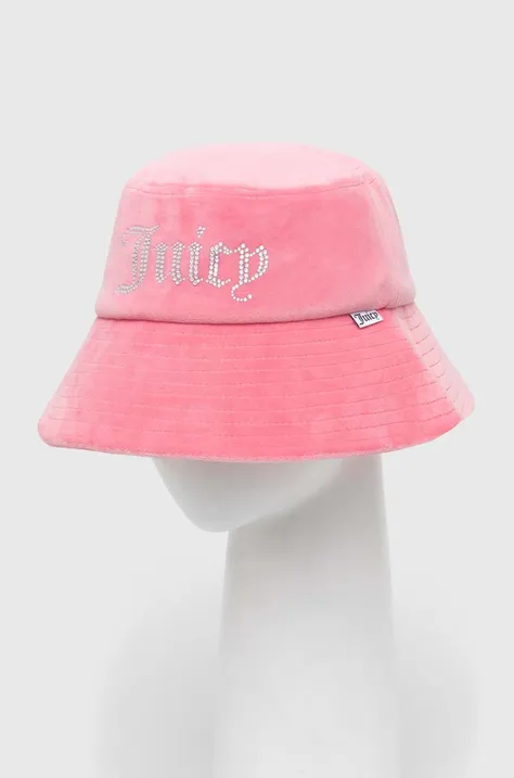 Juicy Couture cappello di velluto colore rosa