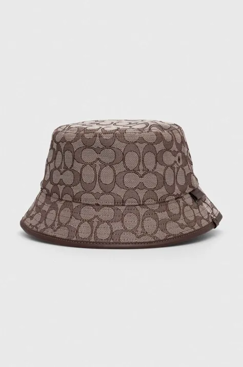 Шляпа Coach цвет коричневый