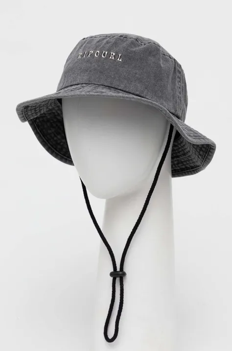 Шляпа Rip Curl цвет серый хлопковый