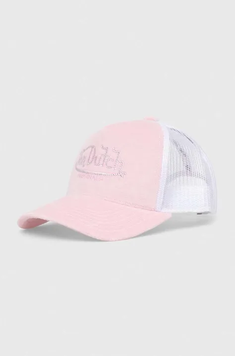 Καπέλο Von Dutch χρώμα: ροζ