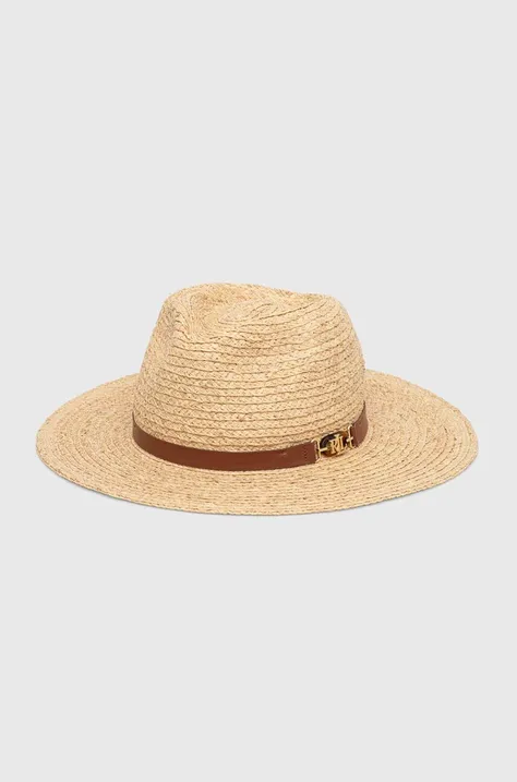 Lauren Ralph Lauren kapelusz kolor beżowy 454884650