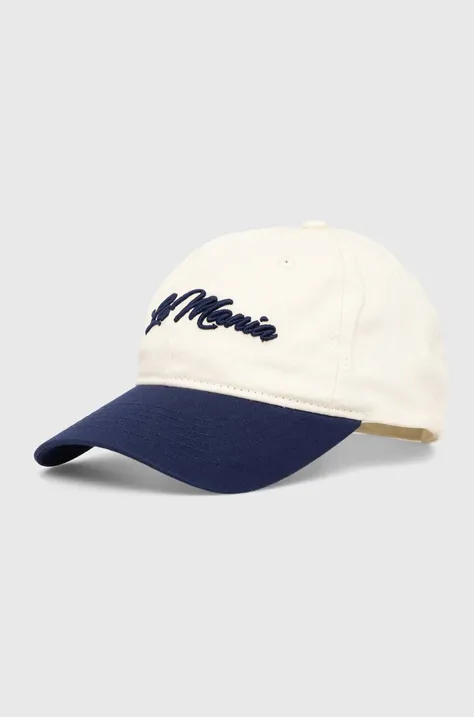 Βαμβακερό καπέλο του μπέιζμπολ La Mania χρώμα: μπεζ, RETRO