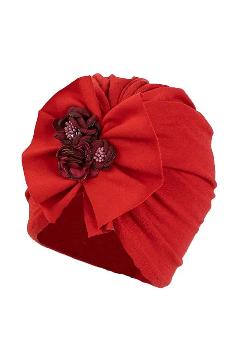 Детская шапка Jamiks ELINNOR цвет красный из тонкого трикотажа