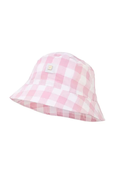 Παιδικό βαμβακερό καπέλο Jamiks GIANNA χρώμα: μπεζ