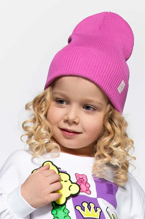 Pamučna kapa za djecu Coccodrillo boja: ružičasta, pamučna