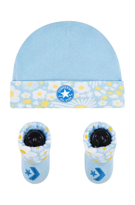 Converse set per bambini - cappello e calzini pacco da 2 colore blu