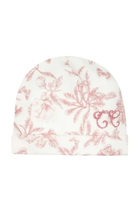 Бавовняна шапка для немовля Tartine et Chocolat колір рожевий з тонкого трикотажу з бавовни