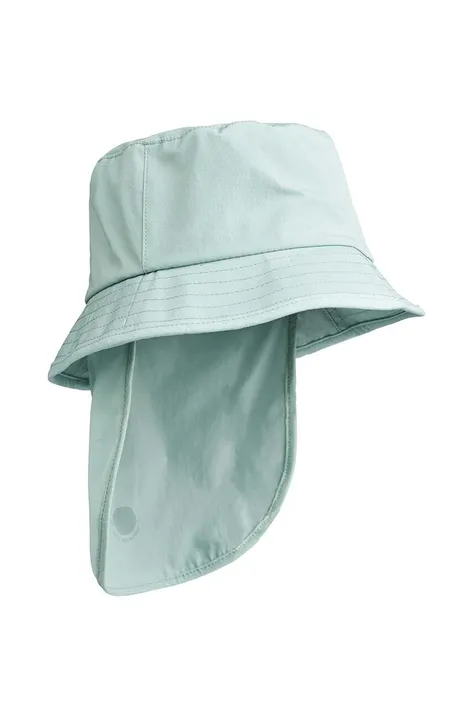 Detský klobúk Liewood Damona Bucket Hat tyrkysová farba
