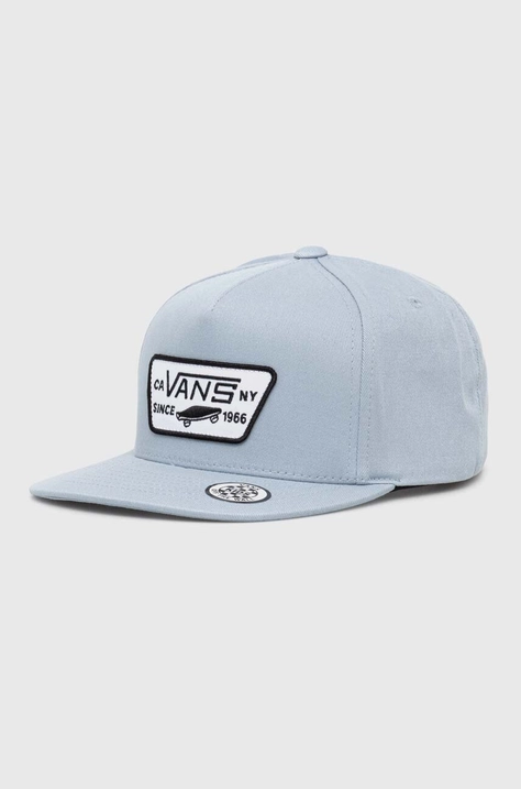 Detská bavlnená šiltovka Vans BY FULL PATCH SNAPBACK BOYS jednofarebná