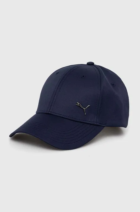Παιδικό καπέλο μπέιζμπολ Puma PUMA Metal Cat Cap Jr χρώμα: ναυτικό μπλε