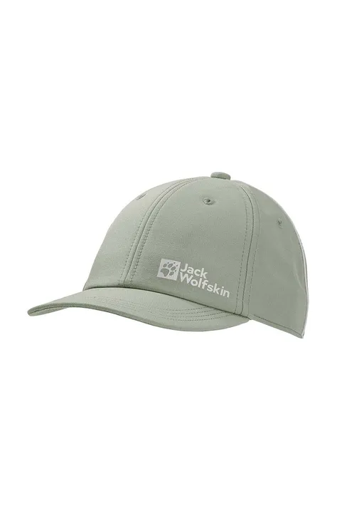 Παιδικό καπέλο μπέιζμπολ Jack Wolfskin ACTIVE HIKE χρώμα: πράσινο