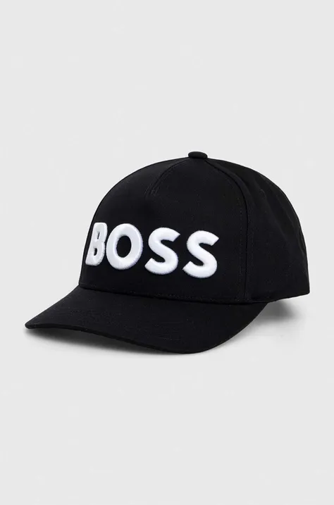 Kapa sa šiltom BOSS boja: crna, s aplikacijom, 50502178