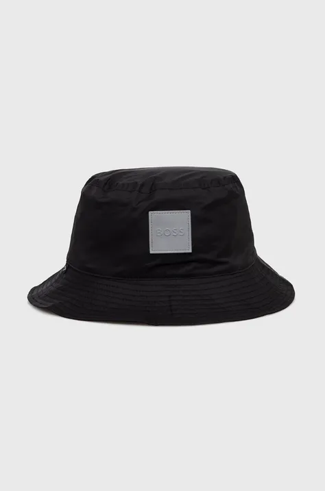 BOSS kapelusz kolor czarny