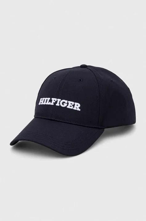 Καπέλο Tommy Hilfiger χρώμα: ναυτικό μπλε