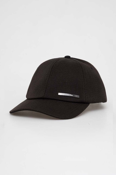 Calvin Klein șapcă culoarea negru, uni K50K511309