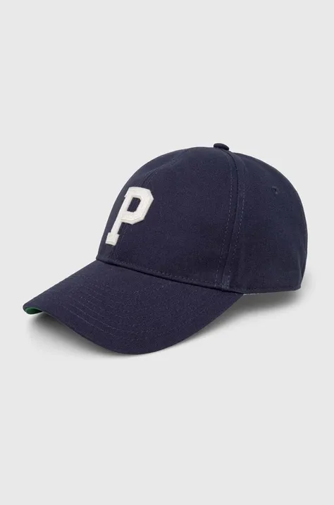 Βαμβακερό καπέλο του μπέιζμπολ Pepe Jeans χρώμα: ναυτικό μπλε