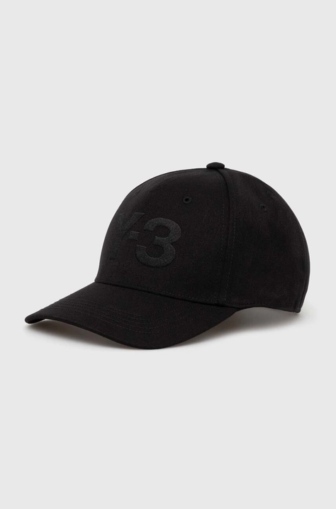 Кепка Y-3 Logo Cap колір чорний з аплікацією IY0104