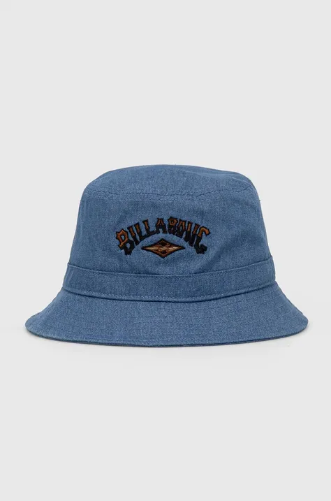 Džínsový klobúk Billabong bavlnený, ABYHA00463