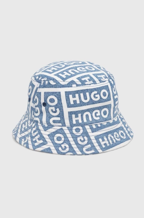 Βαμβακερό καπέλο Hugo Blue 50522296