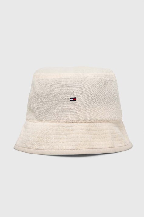 Tommy Hilfiger kapelusz kolor beżowy AM0AM12149