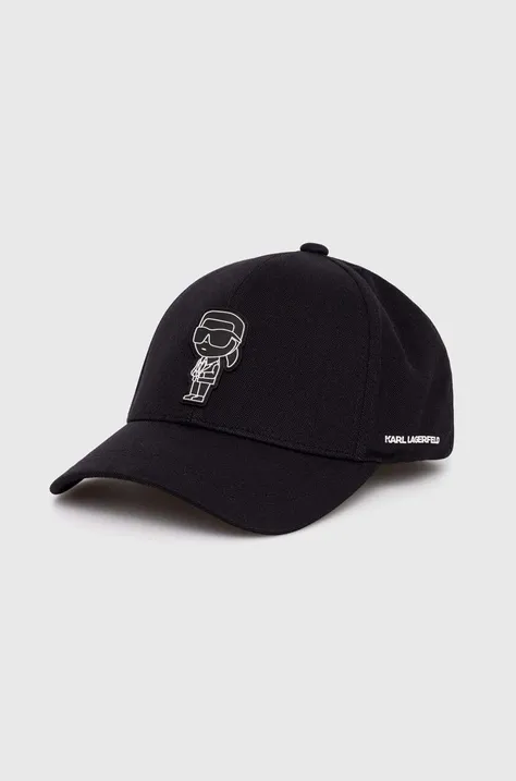 Καπέλο Karl Lagerfeld χρώμα: μαύρο, 542118.805611