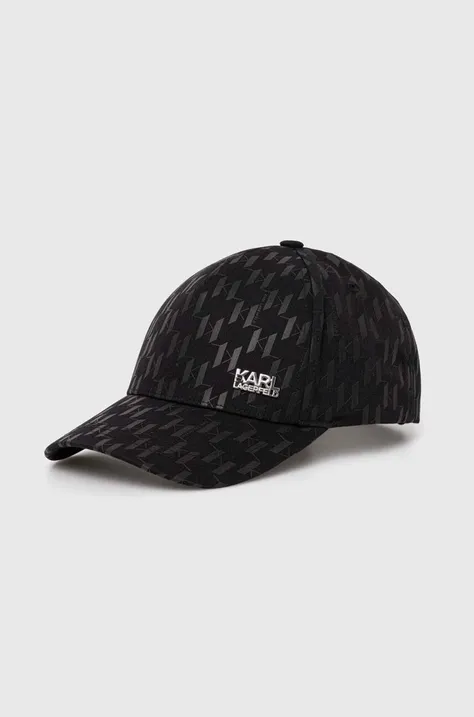 Καπέλο Karl Lagerfeld χρώμα: μαύρο, 542123.805615