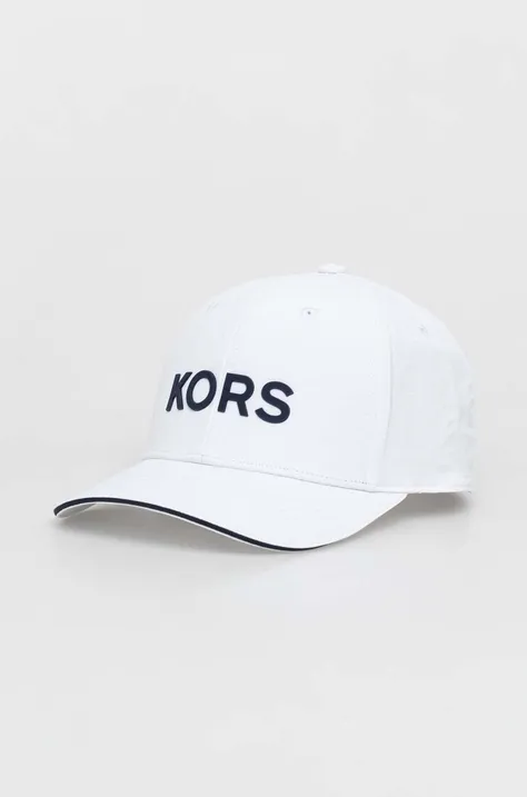 Καπέλο Michael Kors χρώμα: άσπρο