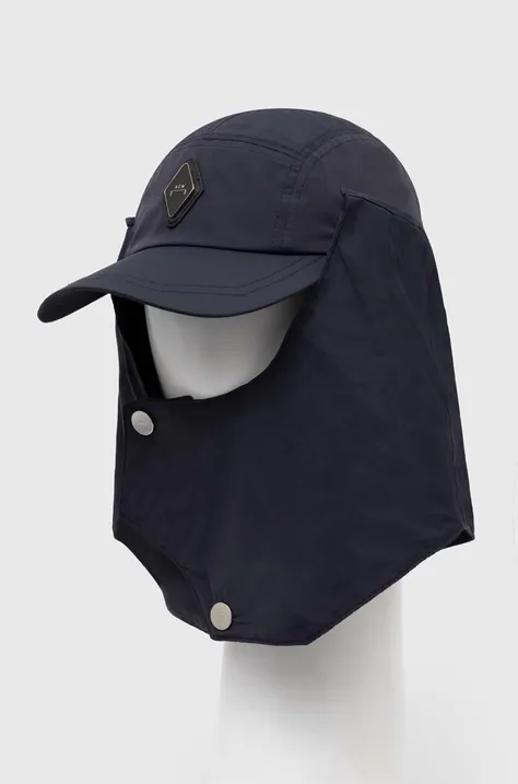 A-COLD-WALL* baseball cap Diamond Hooded Cap navy blue color ACWUA199