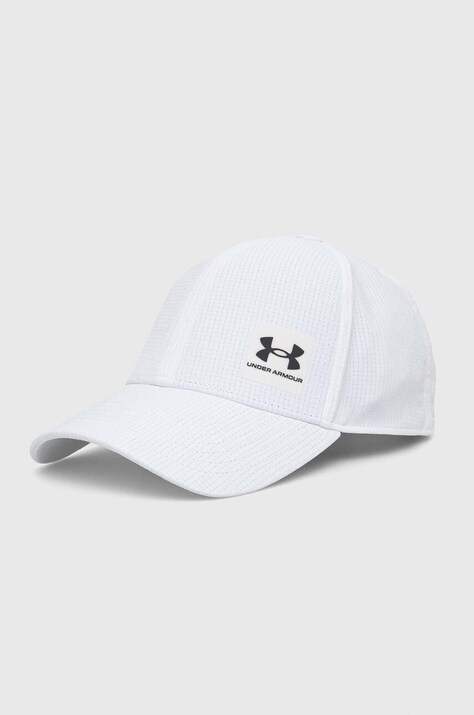 Kšiltovka Under Armour Iso Chill Armourvent bílá barva, hladká