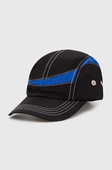 Ader Error sapca Cap culoarea negru, modelator, BN01SSHW0202