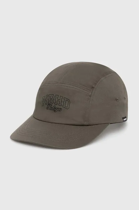 Βαμβακερό καπέλο του μπέιζμπολ NEIGHBORHOOD Jet Cap-2 χρώμα: πράσινο, 241YGNH.HT07