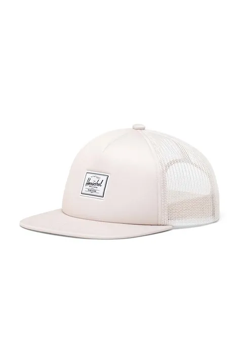 Καπέλο Herschel Whaler Mesh Cap χρώμα: μπεζ