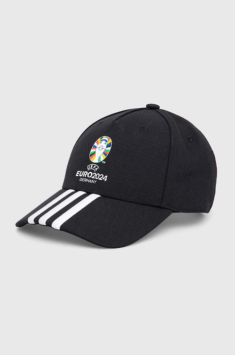 adidas Performance sapca Euro 2024 culoarea negru, cu imprimeu, IT3313