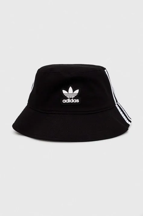 Βαμβακερό καπέλο adidas Originals χρώμα: μαύρο