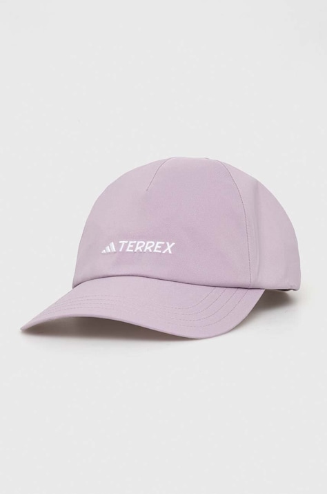 Шапка с козирка adidas в черно с апликация IT7814