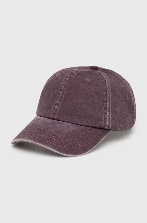 Βαμβακερό καπέλο του μπέιζμπολ Samsoe Samsoe SAMSOE χρώμα: καφέ, U24100012
