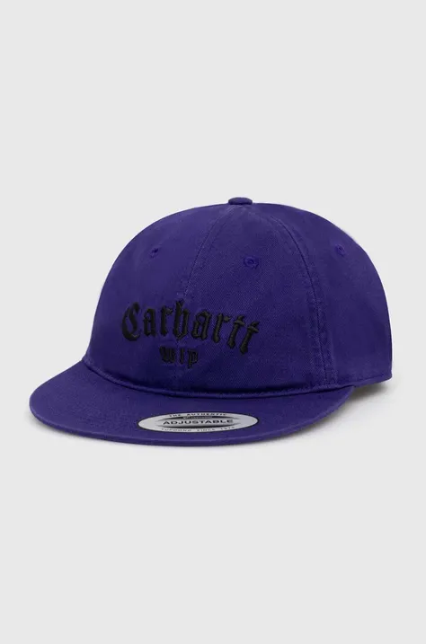 Carhartt WIP berretto da baseball Onyx Cap colore violetto con applicazione I032899.1ZTXX