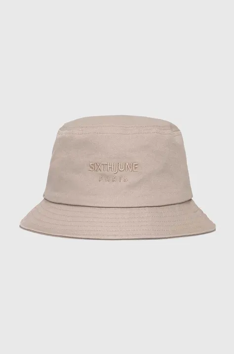 Βαμβακερό καπέλο Sixth June χρώμα: μπεζ