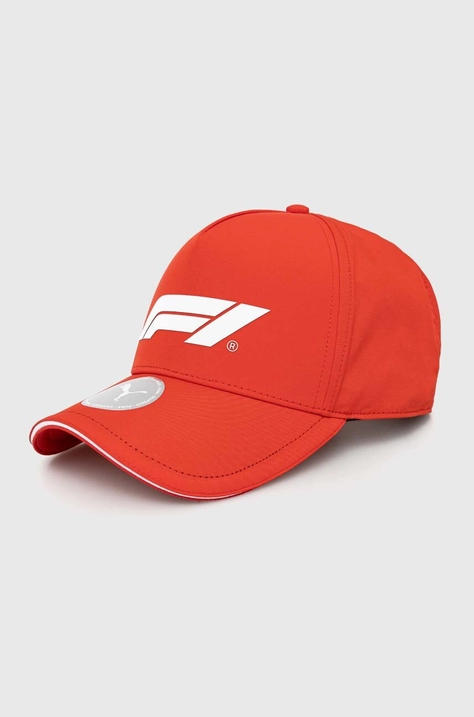 Кепка Puma F1 цвет красный с принтом 025409