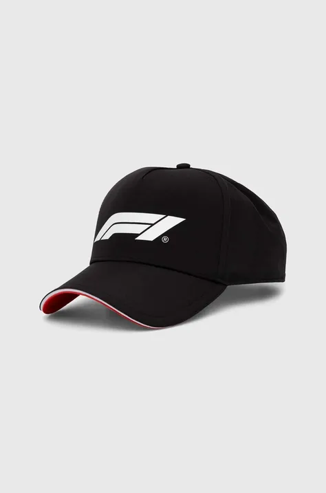 Kapa sa šiltom Puma F1 boja: crna, s tiskom, 025409