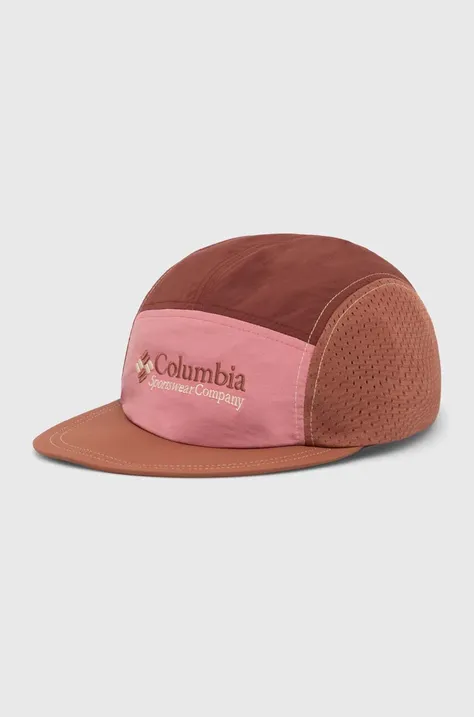 Columbia czapka z daszkiem HERITAGE kolor bordowy z aplikacją