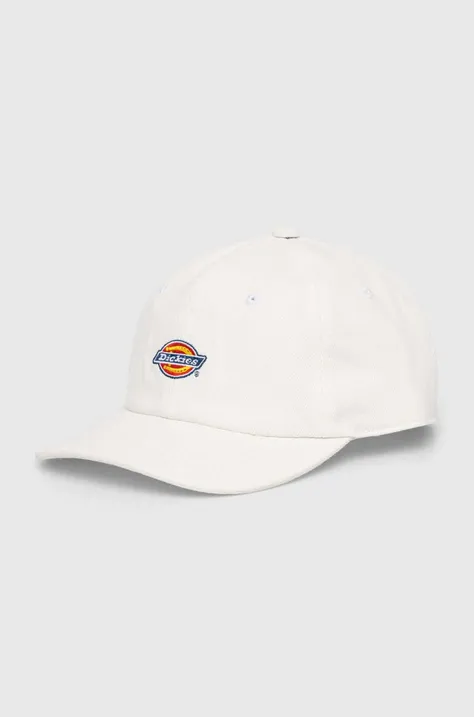 Βαμβακερό καπέλο του μπέιζμπολ Dickies HARDWICK DENIM χρώμα: μπεζ, DK0A4YPH