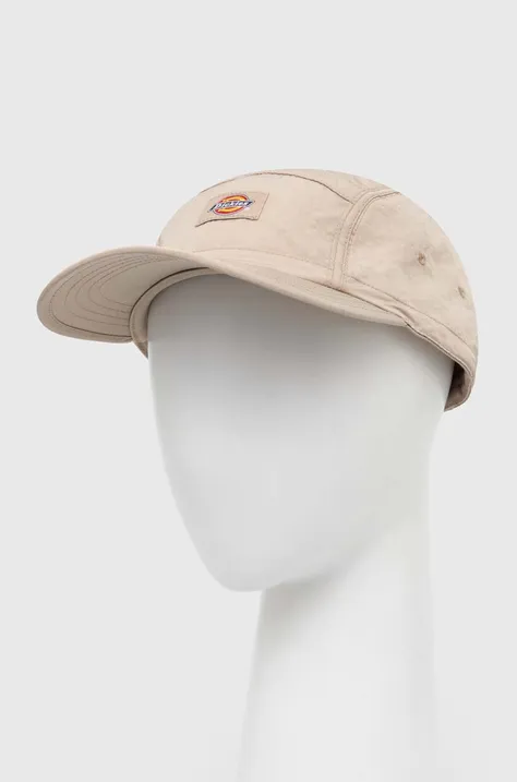 Шапка с козирка Dickies FINCASTLE CAP в бежово с апликация DK0A4YPC